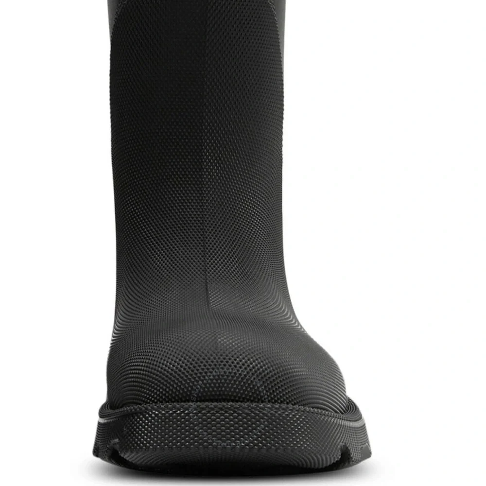 Burberry London Black Rain boots Size 45 Dust Bag Included